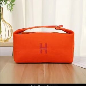 Orange Canvas Women's Bag